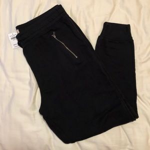 Hollister Black Joggers! NWT. REAL POCKETS!!